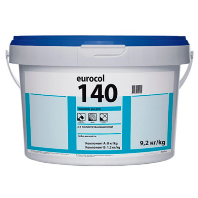 Forbo Eurocol 140 Euromix PU Pro, клей для резиновых покрытий